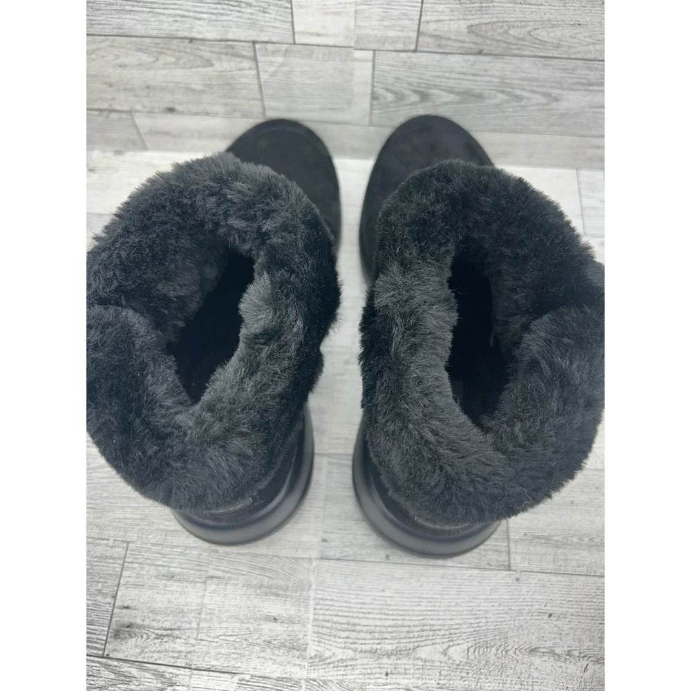 Skechers On The Go Gen 5 Goga Mat 144014W Black Suede‎ Ankle Boots Women Size 7W
